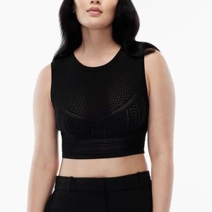 NWOT Babaton pointelle cropped tank